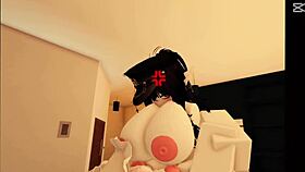 dxrk enjoys big tits and ass in casual scene