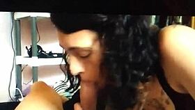 Nicole Marshall Gives A Sloppy, Suggestive Blowjob