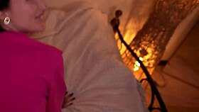 Step-Daughter Asked Her Step-Dad For Help To Heal Her Throat With A Cock