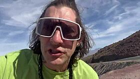 Blonde tattooed babe rides monster cock. In xxx.