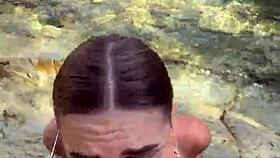 Hey, Check Out This Wild Beach Blowjob With Cum Everywhere On Her Tits