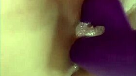 a beautiful mexican enjoys her dildo in the ass