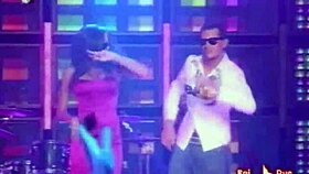 Italian Giorgia Palmas Performs Sexy Dance