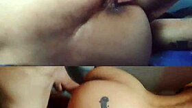 My tattooed ass gets eaten by husband's big dick