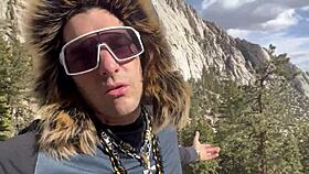 Blonde tattooed babe rides monster cock. In xxx.