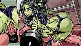 Garotas de academia explore sex, anal, and crossdressing in a casual furry milf setting