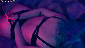 OH WOW, SMALL FEET TICKLING SUBMISSION WITH BRUNETTE LESBIAN FETISH DOMINATION DEEPTHROAT