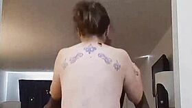 busty pawg babe rides drblackjohnsonxxx cock in bathroom adventures