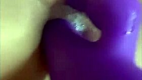 a beautiful mexican enjoys her dildo in the ass