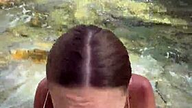 Hey, Check Out This Wild Beach Blowjob With Cum Everywhere On Her Tits