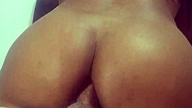 Colombian Sits On Huge Cock With Enormous Ass