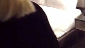 ebony girl gets a lift from a guy.