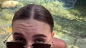 Hey, Check Out This Wild Beach Blowjob With Cum Everywhere On Her Tits