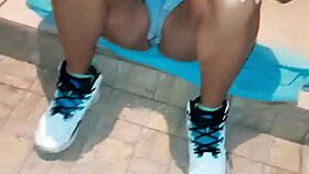 En un encuentro real, cojo a mi cuñada que viene a follar porque le mamo el culo bien rico