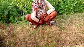 Watch the brutal fucking of the Indian aunty in the jungle