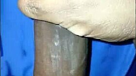 Masked Lady Gets Her Jacket Wet While Sucking on Big Black Cock in POV