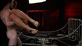 Tied up tourists get fucked hard in bondage excitement 😈