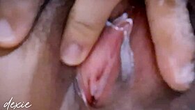 solo big natural tits get wet and horny in morning masturbation