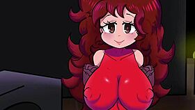 Girlfriend's Big Tits and Ass Get Titty Fucked and Blown Hard.