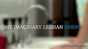 lesbian has oral sex with imaginary friend