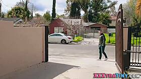 Wow, This Petite Blonde Teen Sucks And Rides Cock For A Facial!