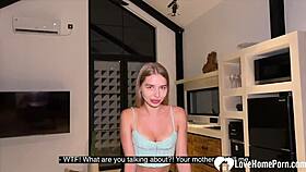 Big booty Russian girlfriend receives a deep tissue massage