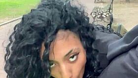 Teen takes cum orally in public park during daytime in Buenos Aires.