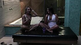 Bianca Demarchi's porn journey started in the bathroom with navel licking