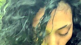 Teen takes cum orally in public park during daytime in Buenos Aires.