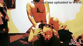 My friend licks my latina pussy while I enjoy it.