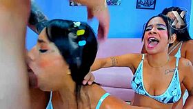 Destroying Rough Throat - Hot Latinas!