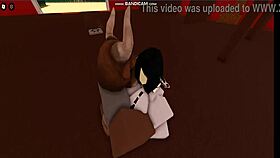 Cow girl gets fucked by bull in this ride.