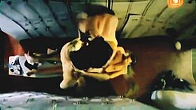 Monica Farros stars in steamy foursome with big tits and ripped clothes.