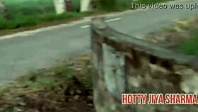 hey, desi girl gets wild outdoor fuck with boyfriend
