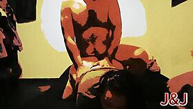 My friend licks my latina pussy while I enjoy it.