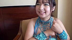 big tits samba girl says 'i'll service two cocks with paizuri and blowjob'