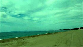 guy spills milk on nude beach, hilarious moment