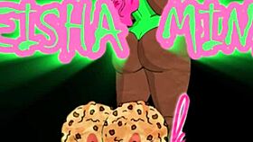 In this tale, the stepbrother watches Evil Eater Keisha Minaj suck a big black cock to cumshot