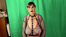 granny carmen angel gives hardcore deepthroat blowjob to fat bbw cock