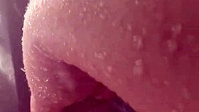 Hot Aesthetic Stepsis Masturbates In Sunny Shower!