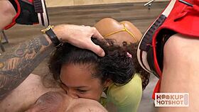 kitt lacey gets fucked messy by a monster cock