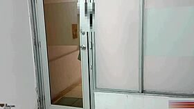 I choked on my stepbrother's big cock and swallowed his cum