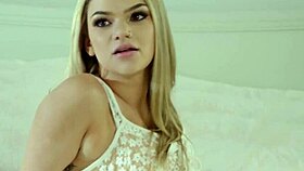 Lilly Bell Licks and Fingers Lesbian Stepsister in Intense Scene.