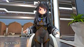 svarts magical growth turns her into a huge giantess in this anime hentai animation