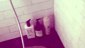 Hot Aesthetic Stepsis Masturbates In Sunny Shower!