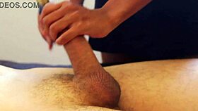 I HIRED a HOT masseuse and CAME from erotic massage at HOME!