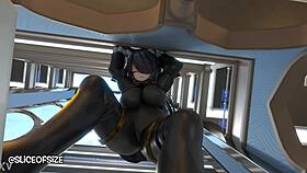 svarts magical growth turns her into a huge giantess in this anime hentai animation