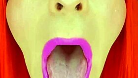 sloppy femboy loves throat fucking and spit play