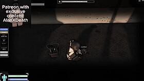 I found this precious girl and fucked her wild in the Roblox Criminality condo.