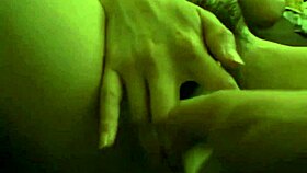 asian babe plays with toys in a solo session